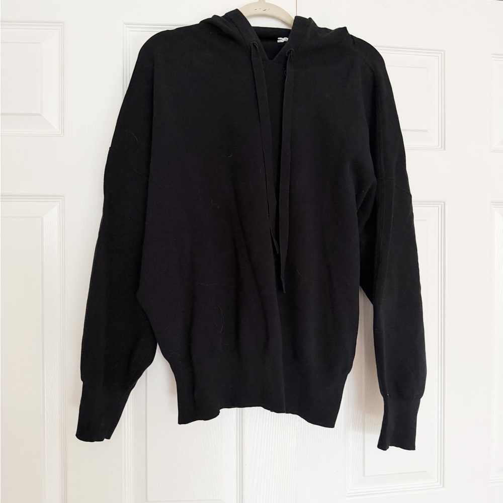 COS Black Hoodie Sweater